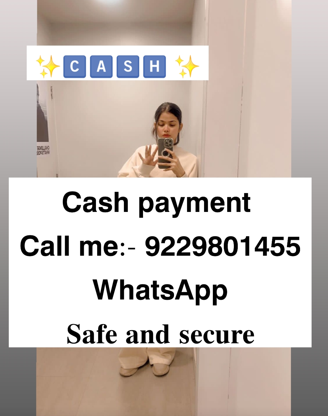 👉No cheating 👈 CASH Payment ❣️Safe and secure❣️